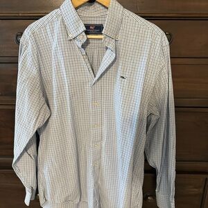 Vineyard Vines Blue Grey Button Down Shirt Shep & Ian